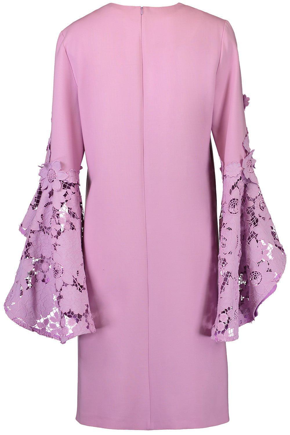 OSCAR DE LA RENTA-Botanical Shift Dress-LUPINE