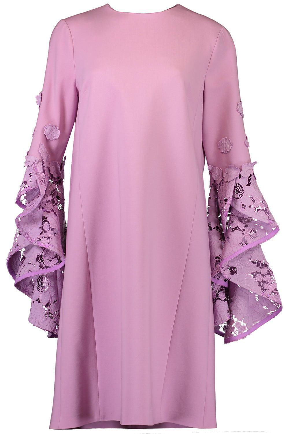 OSCAR DE LA RENTA-Botanical Shift Dress-LUPINE