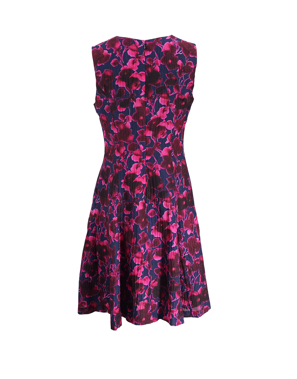 OSCAR DE LA RENTA-Floral Dress-