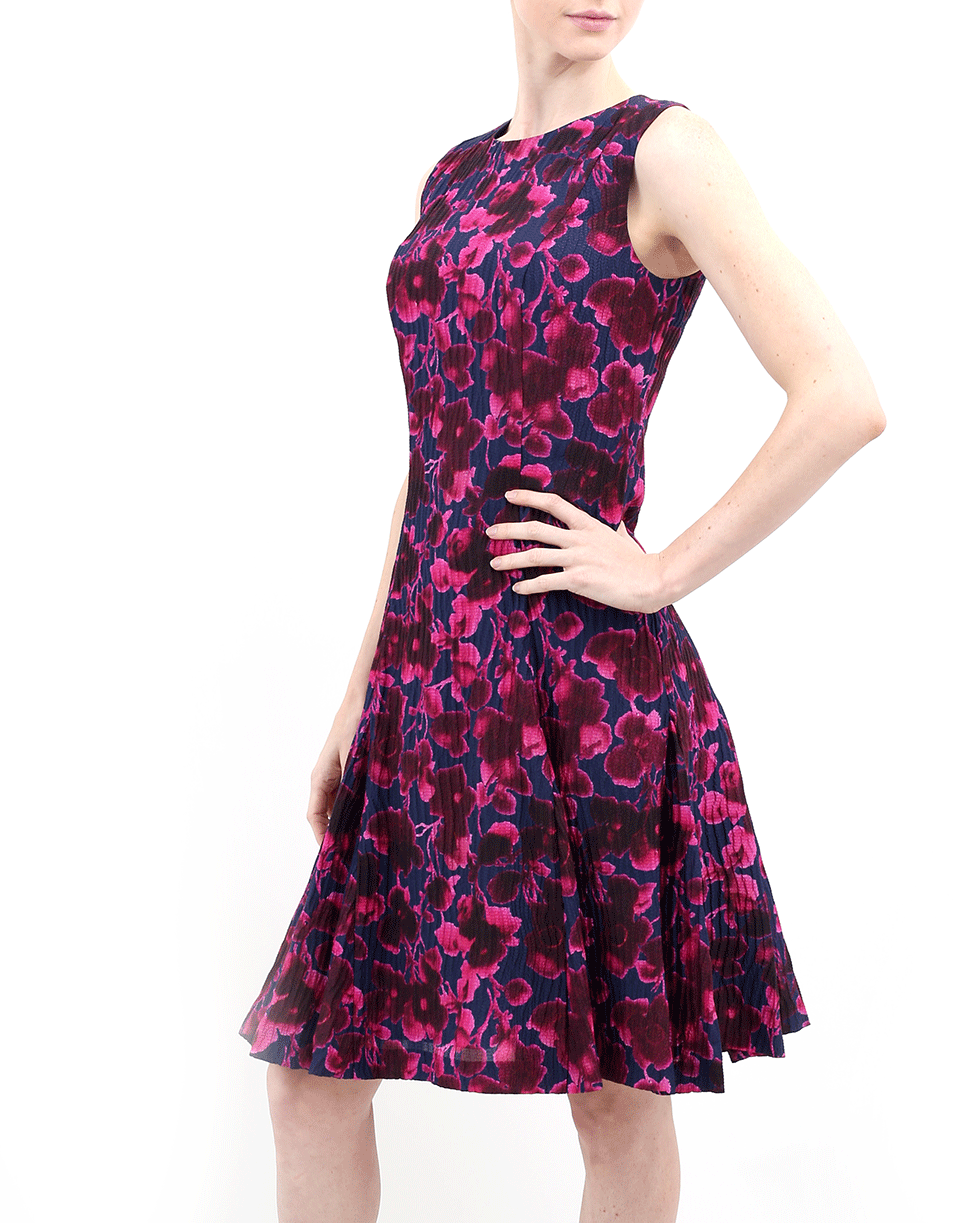 OSCAR DE LA RENTA-Floral Dress-