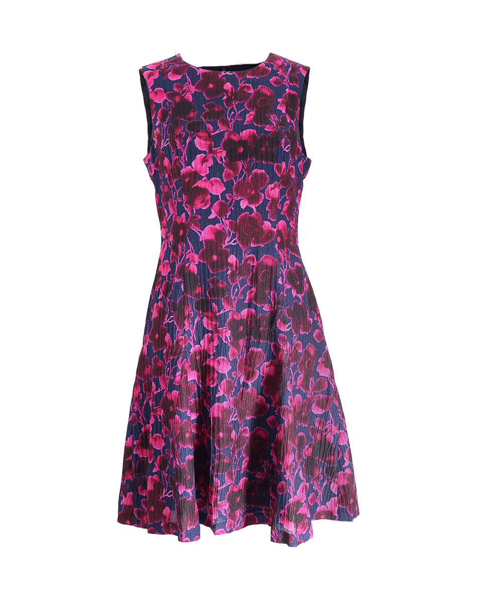 OSCAR DE LA RENTA-Floral Dress-