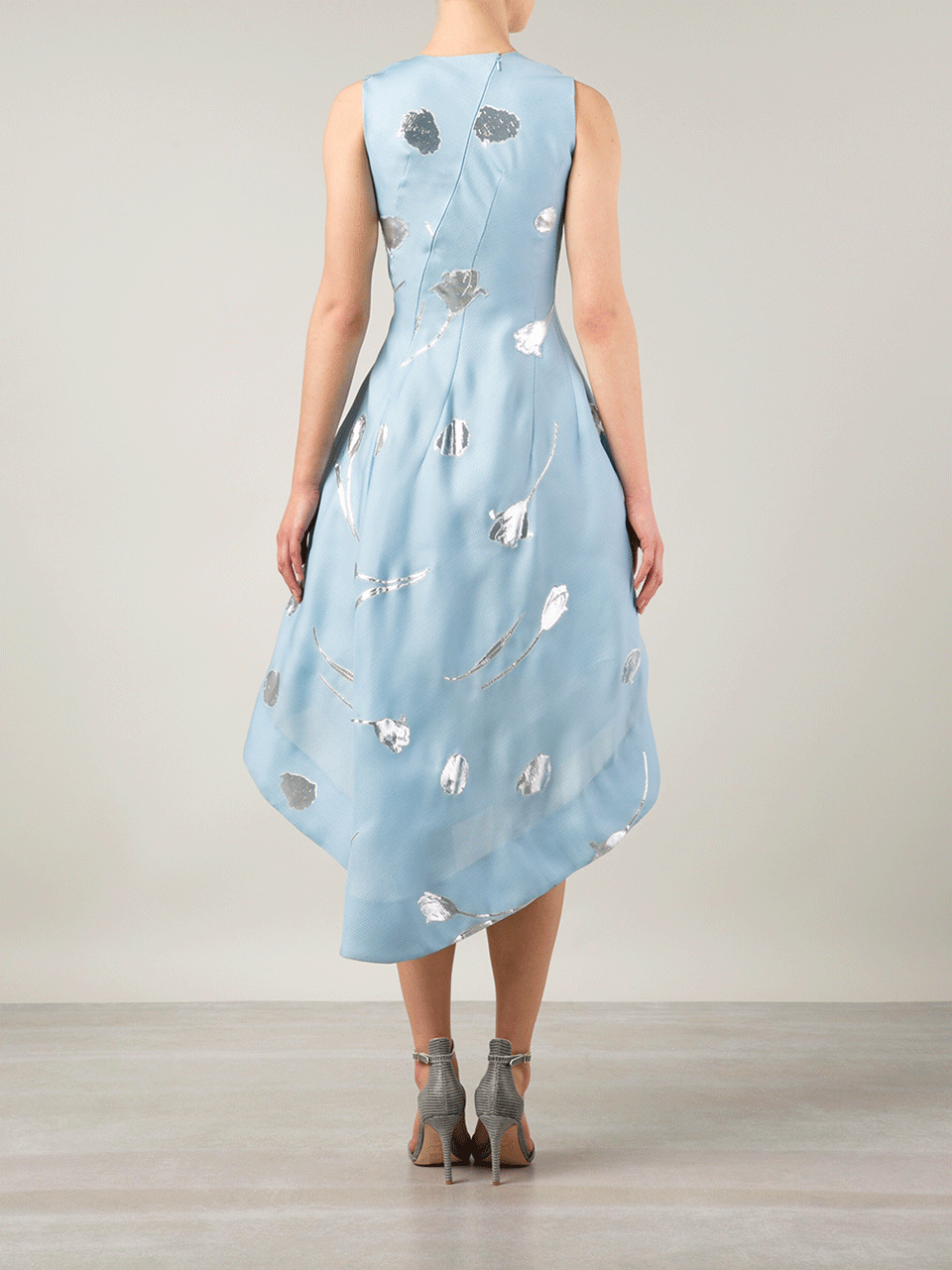 OSCAR DE LA RENTA-Tulip Jacquard Dress-WEDGEWD