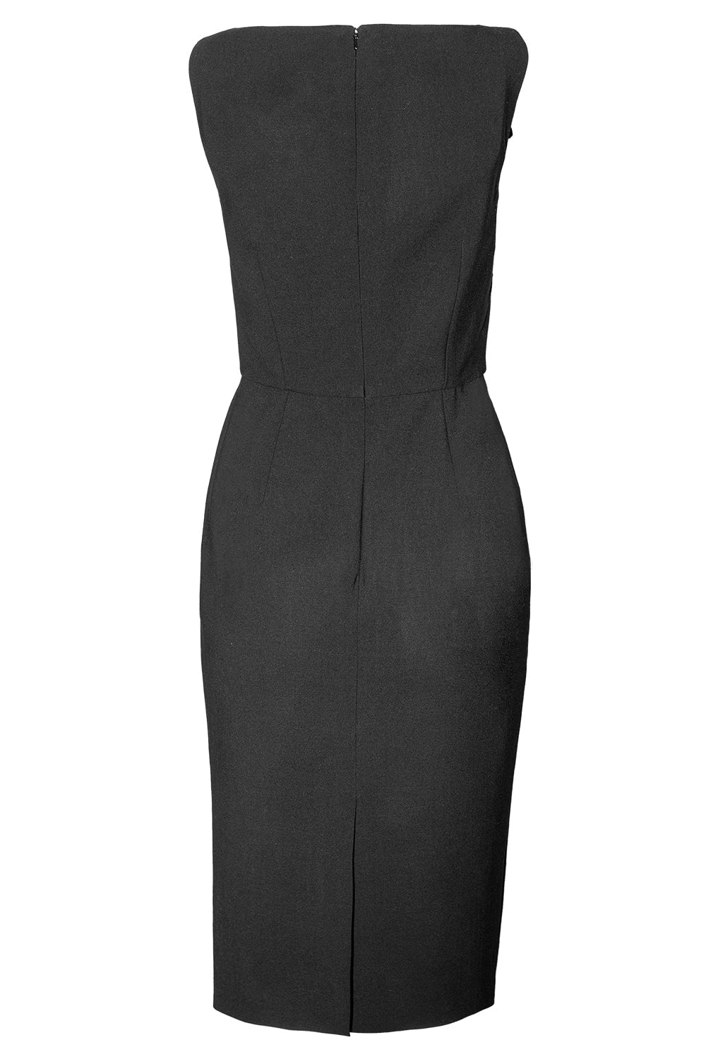 OSCAR DE LA RENTA-Cutout Tulip Applique Dress-