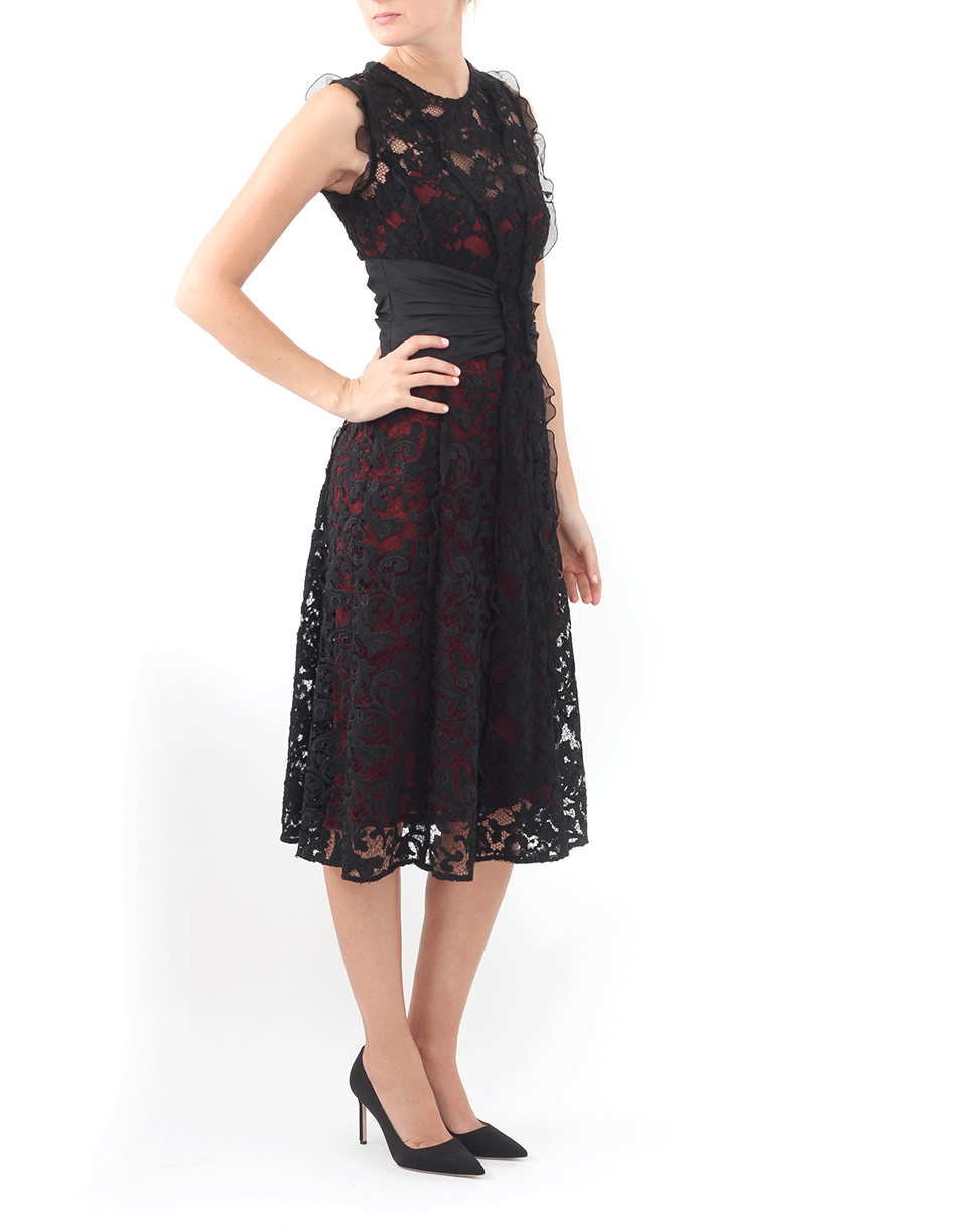 OSCAR DE LA RENTA-Lace Dress-