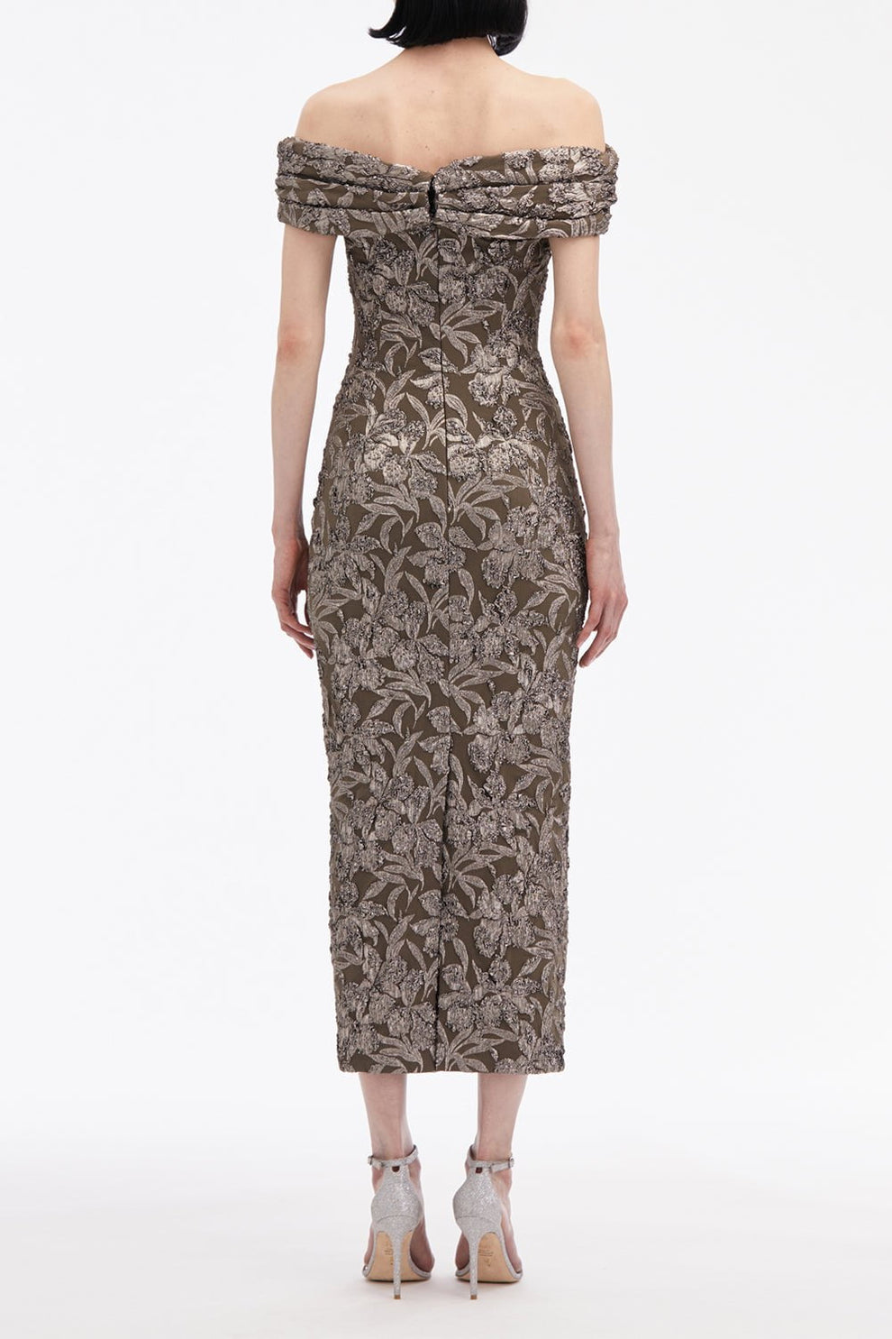 formal dress brands in pakistan Orchid Drape Gown