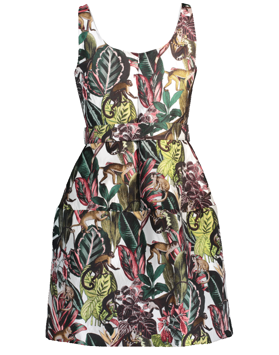 OSCAR DE LA RENTA-Jacquard Tank Dress-