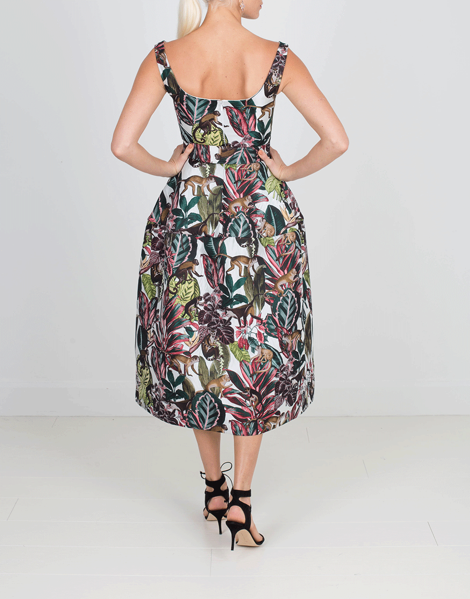 OSCAR DE LA RENTA-Jacquard Tank Dress-
