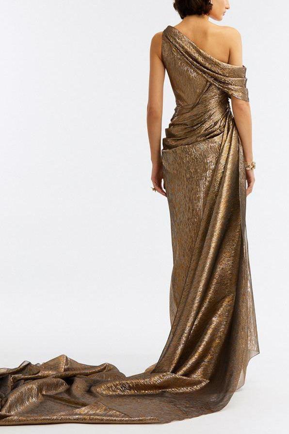 One Shoulder Draped Gown | OSCAR DE LA RENTA  Marissa Collections