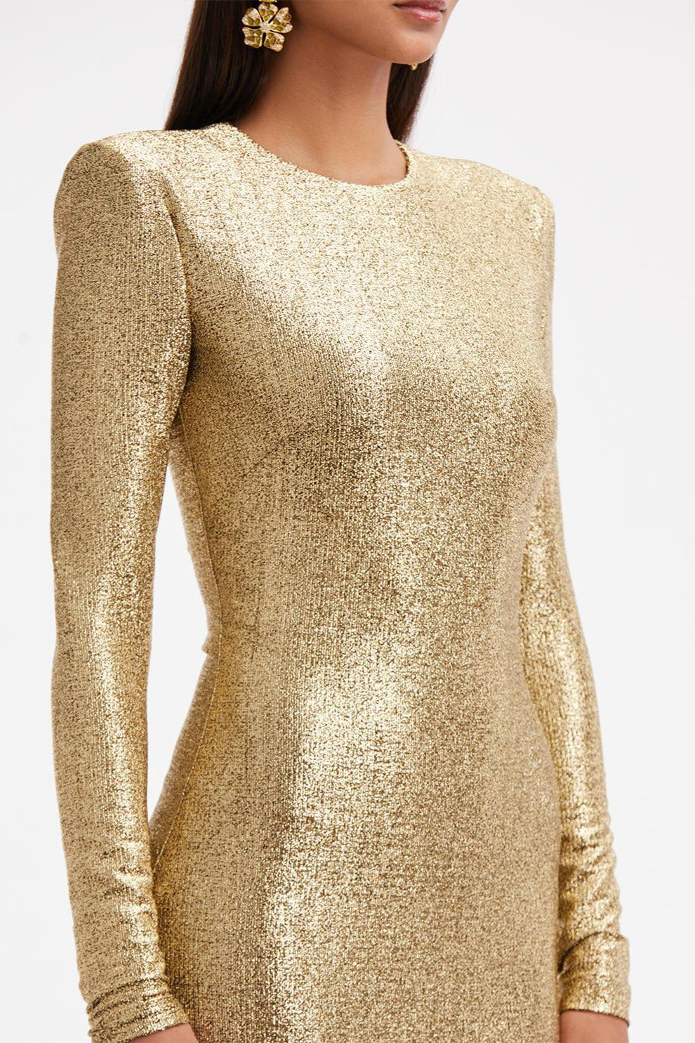 Lamé Gown