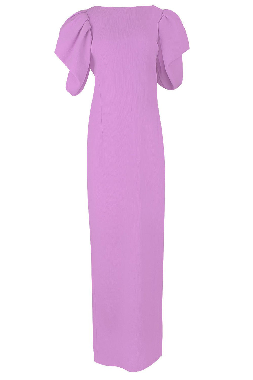 Draped Sleeve Column Gown