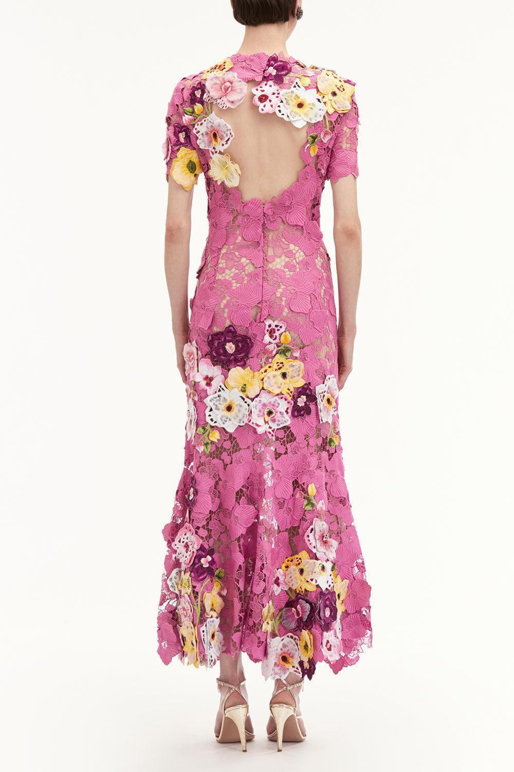 Orchid Embroidered Gown-ROSEHIP-10-CLOTHINGDRESSGOWN-OSCAR DE LA RENTA