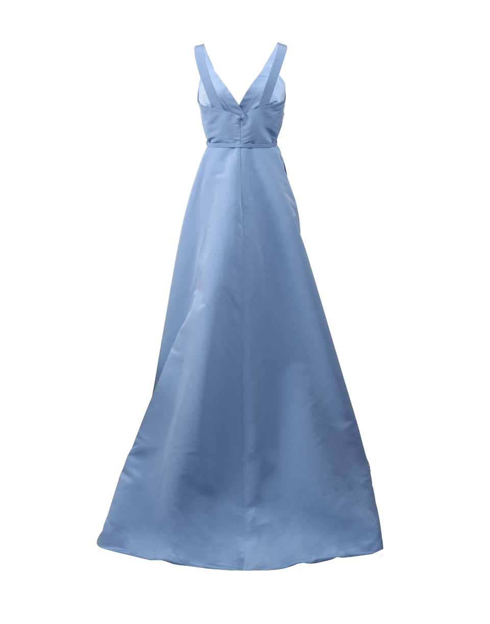 OSCAR DE LA RENTA-Fitted Top Ball Gown-WEDGEWD