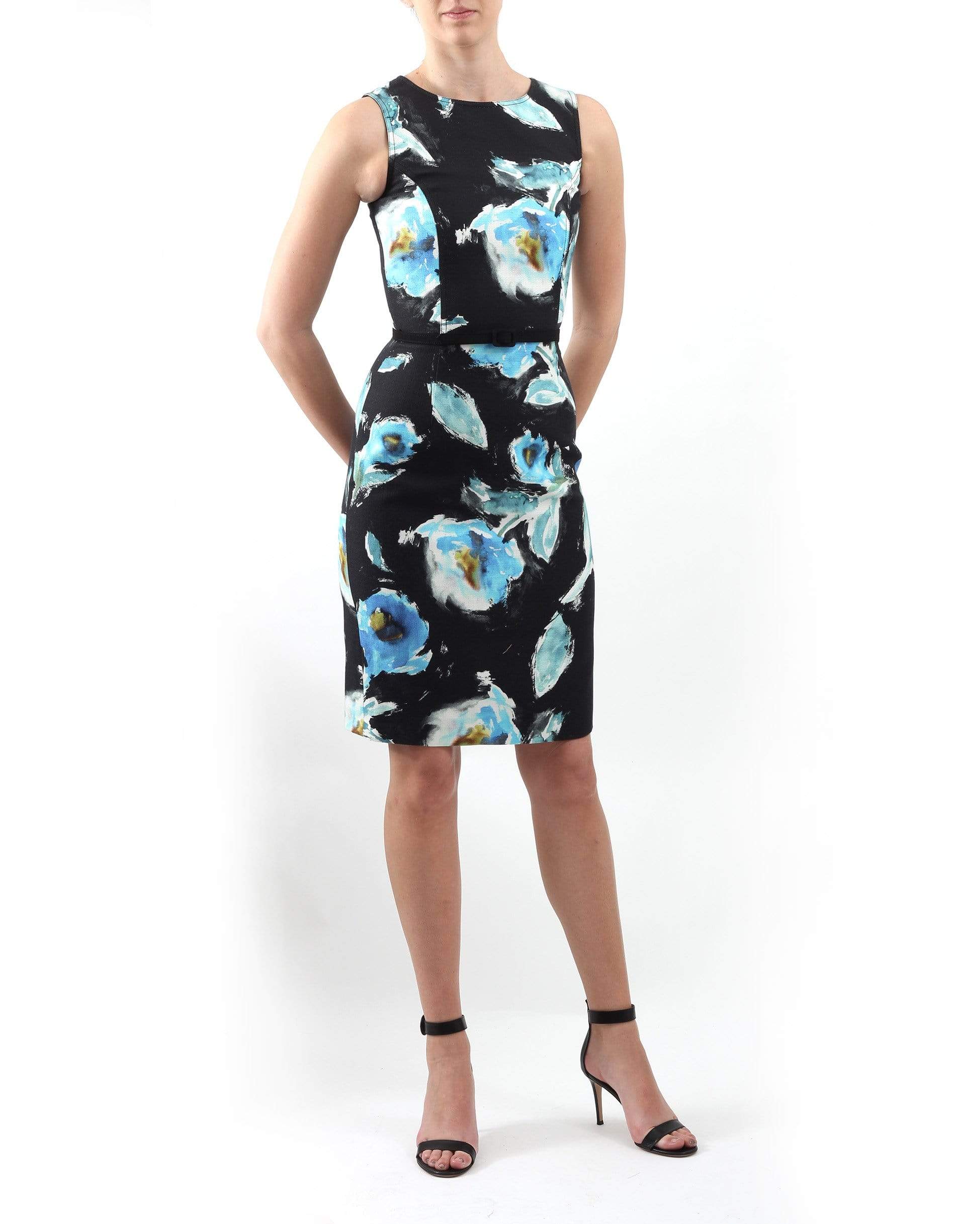 OSCAR DE LA RENTA-Watercolor Pencil Dress-