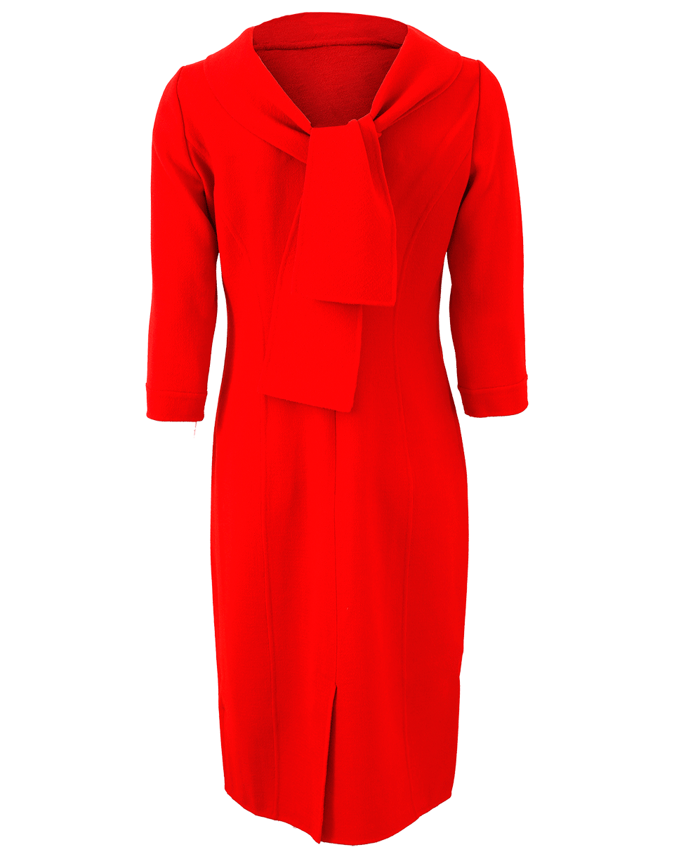 OSCAR DE LA RENTA-Tie Back Dress-