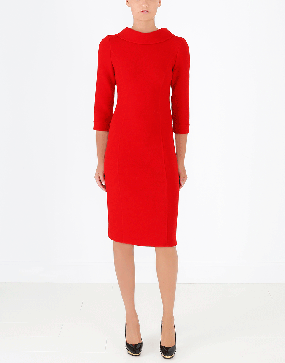 OSCAR DE LA RENTA-Tie Back Dress-