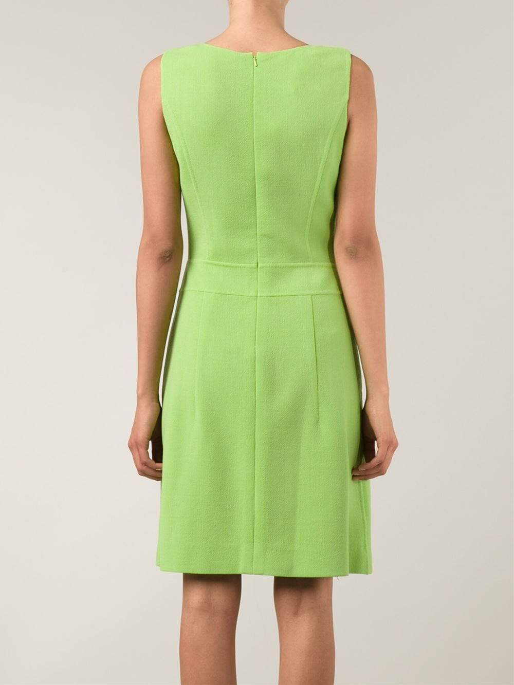 OSCAR DE LA RENTA-Pleat Dress-