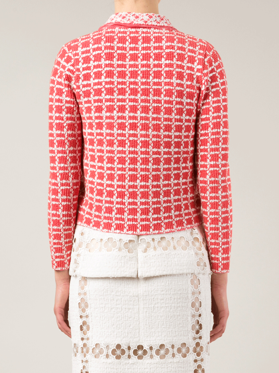 OSCAR DE LA RENTA-Tweed Jacket-