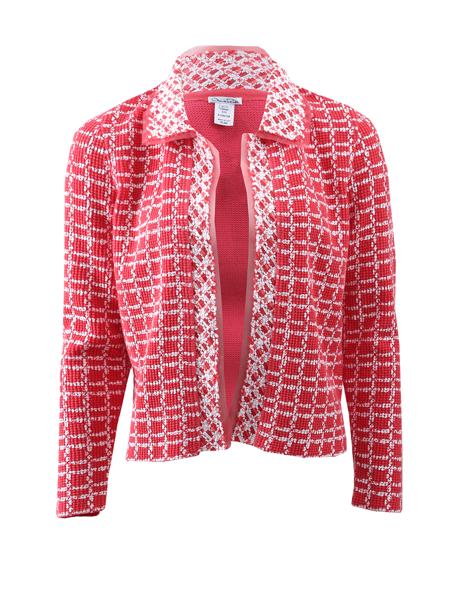 OSCAR DE LA RENTA-Tweed Jacket-