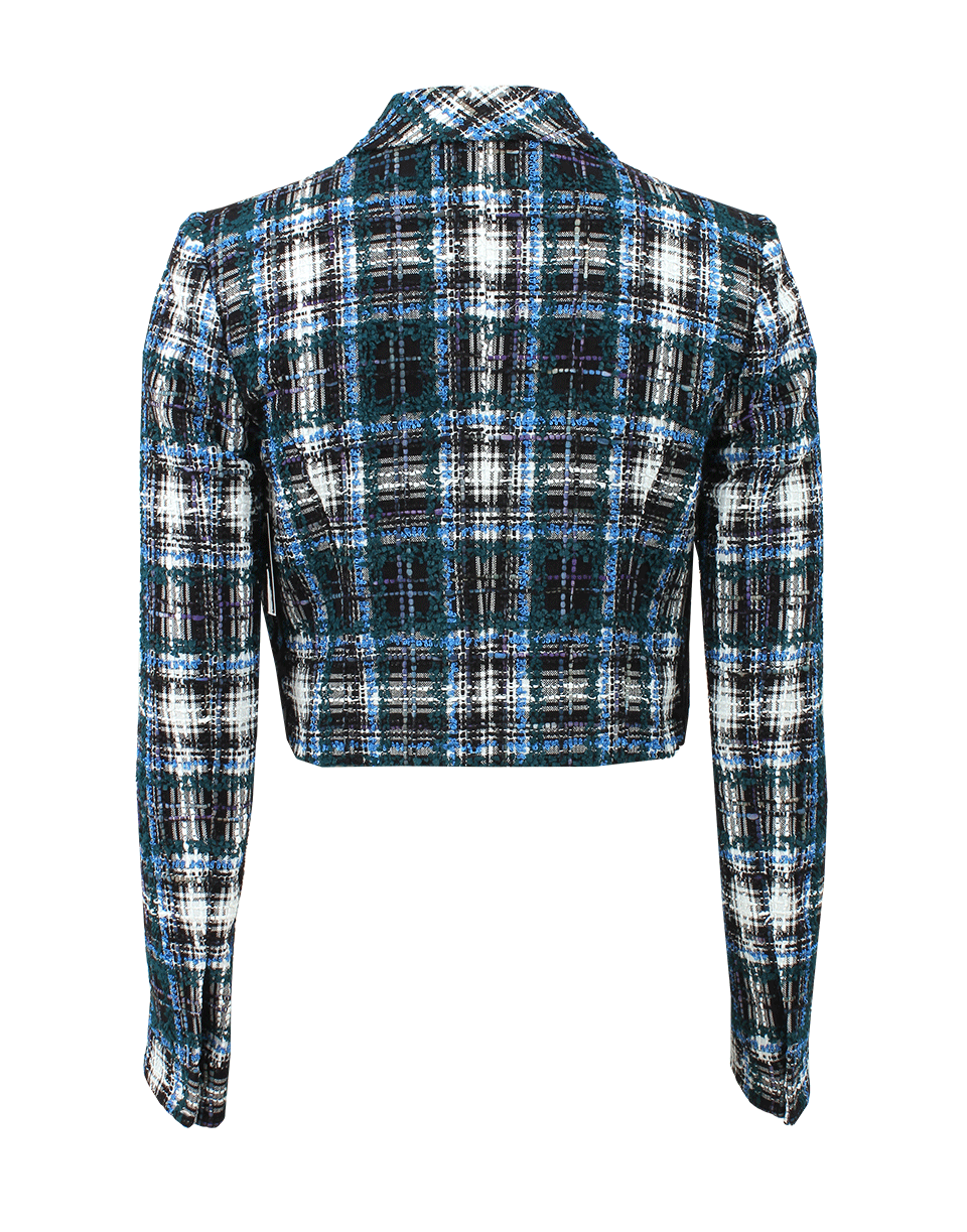 OSCAR DE LA RENTA-Cropped Tweed Jacket-
