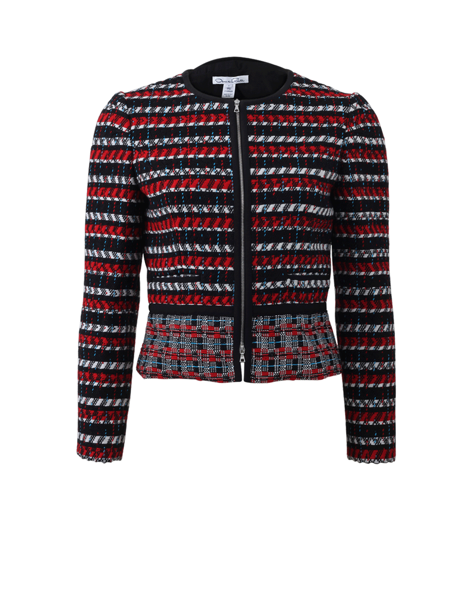 OSCAR DE LA RENTA-Tweed Jacket-