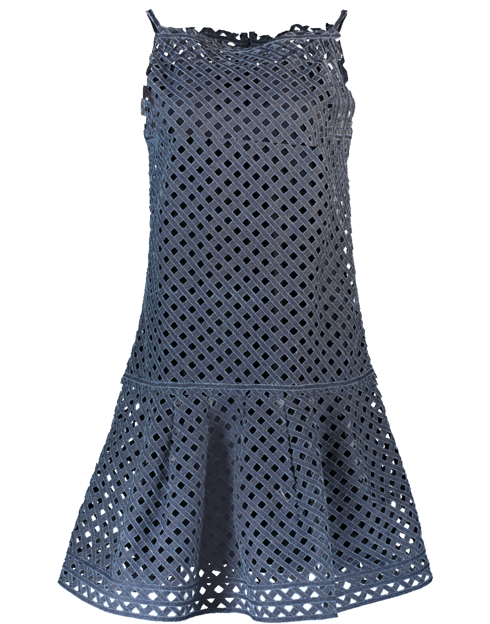 OSCAR DE LA RENTA-Lasercut Dress-