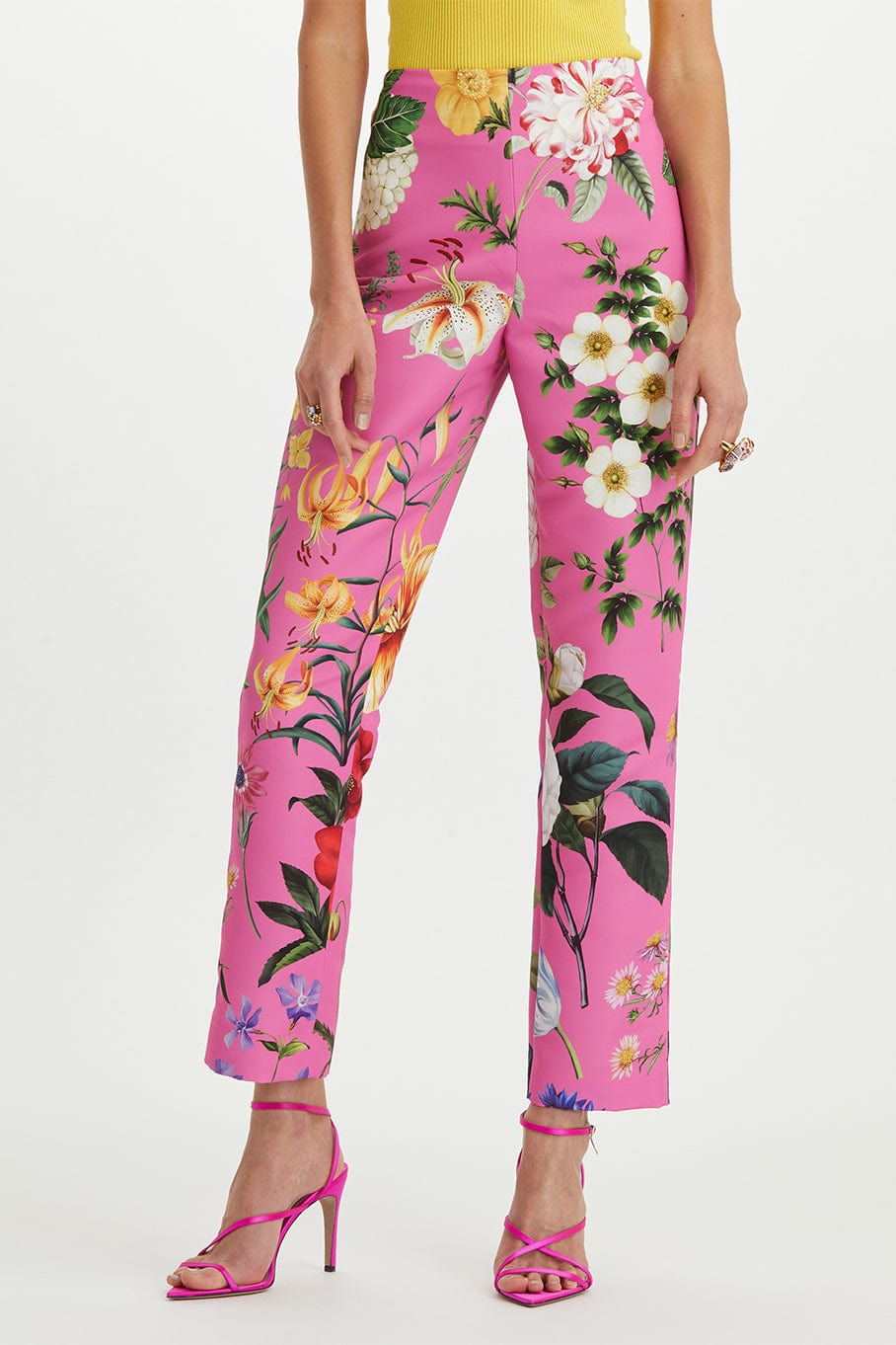 OSCAR DE LA RENTA-Zip Front Pant-