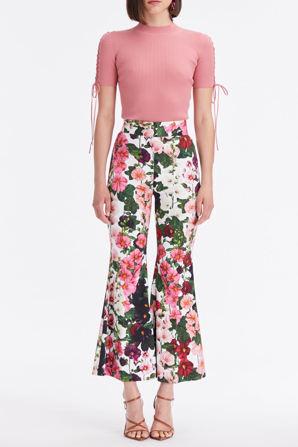 OSCAR DE LA RENTA-Zip Front Pant - Hollyhock-
