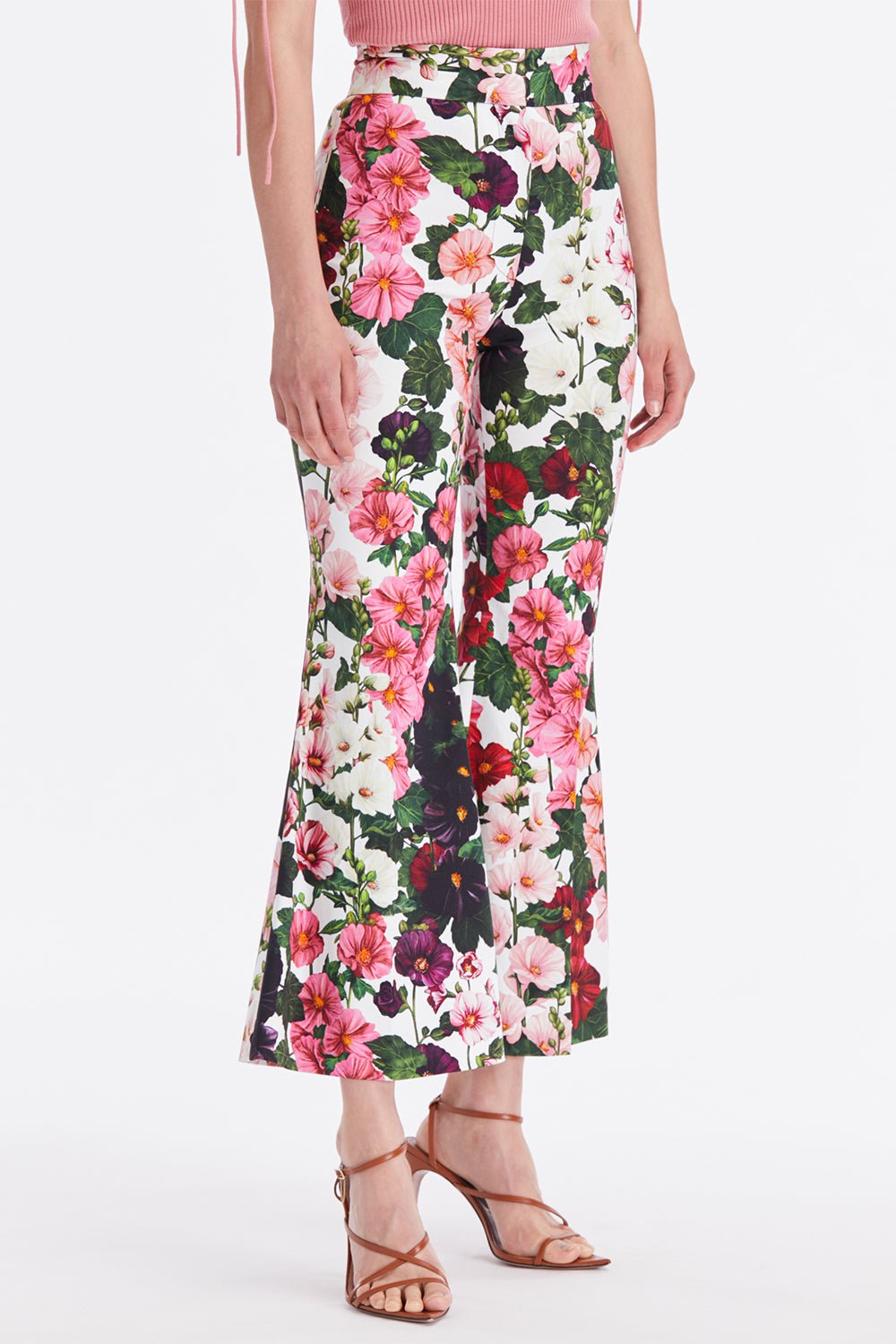 OSCAR DE LA RENTA-Zip Front Pant - Hollyhock-
