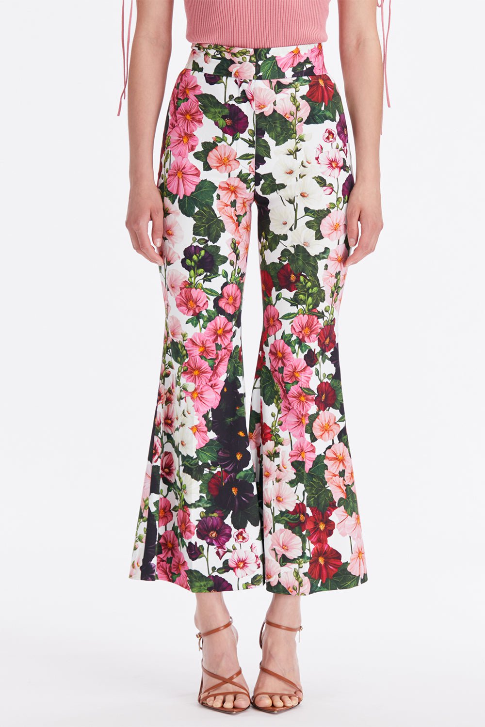 OSCAR DE LA RENTA-Zip Front Pant - Hollyhock-