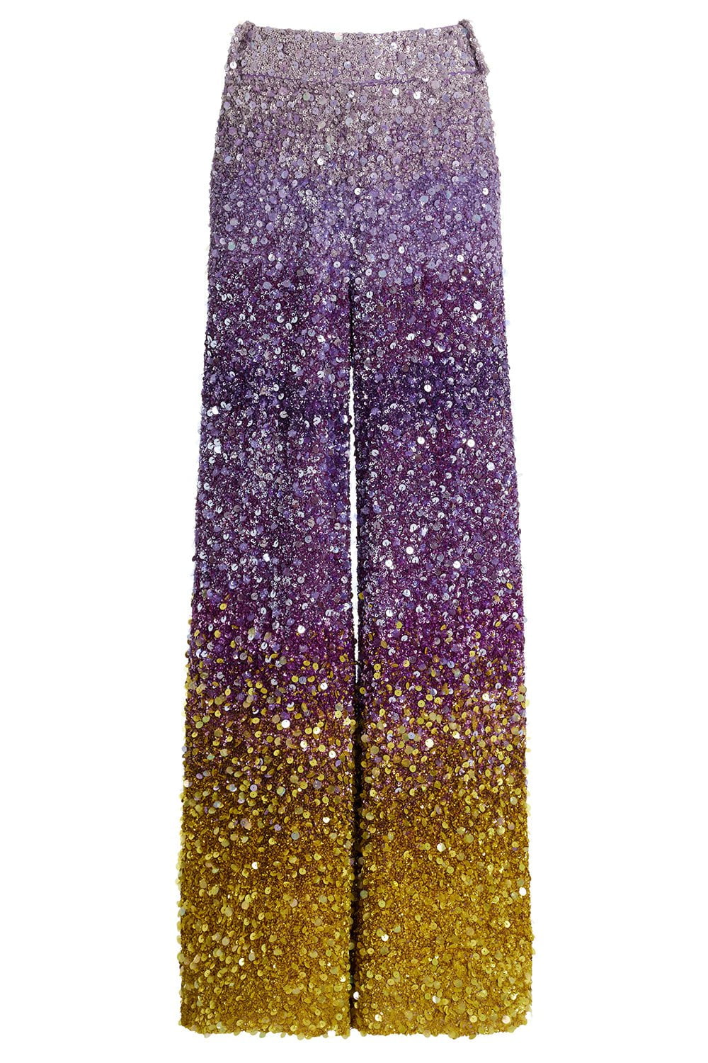 OSCAR DE LA RENTA-All Over Ombre Sequin Pant-