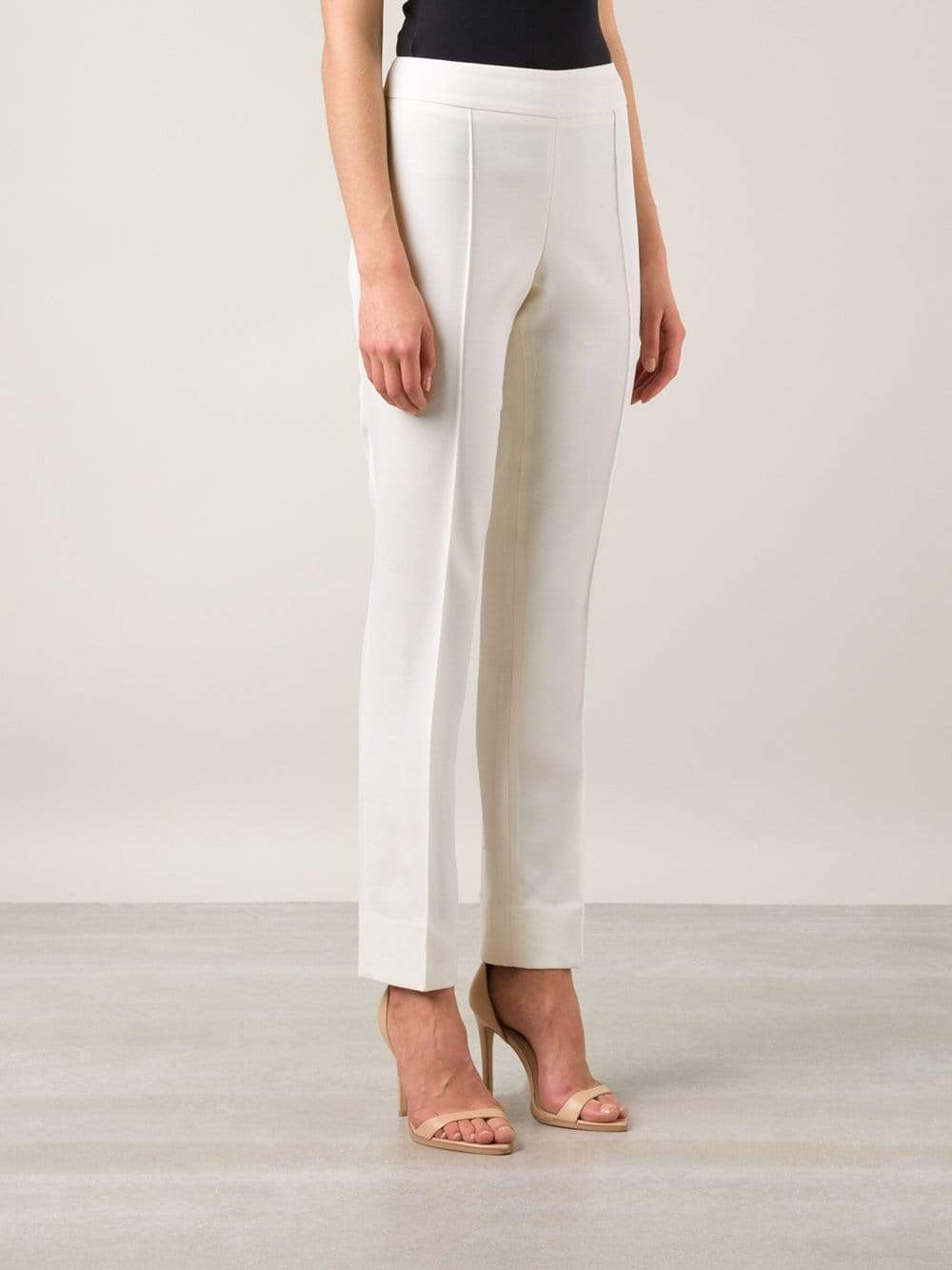 OSCAR DE LA RENTA-Side Zip Skinny Pant-