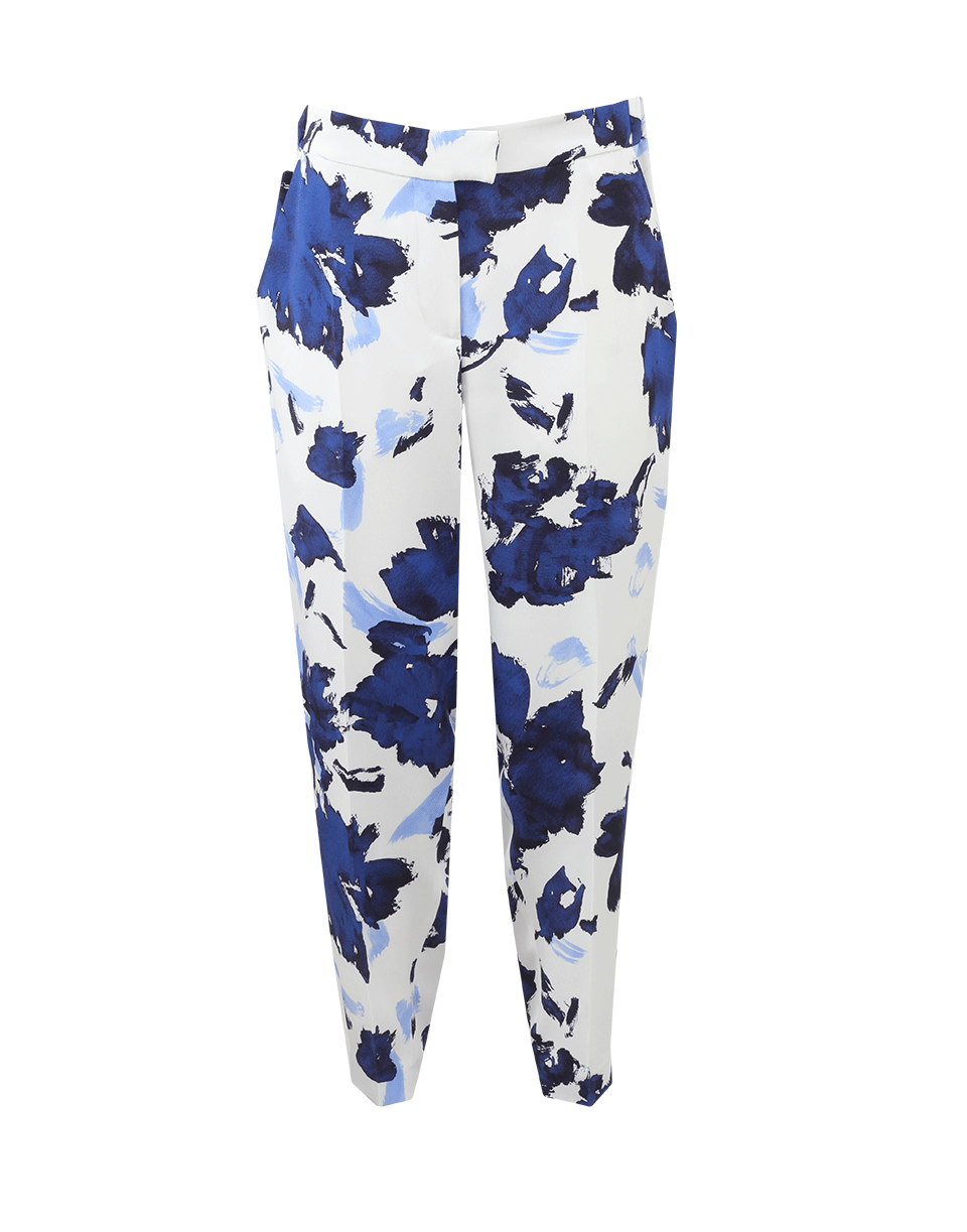 OSCAR DE LA RENTA-Watercolor Print Pant-