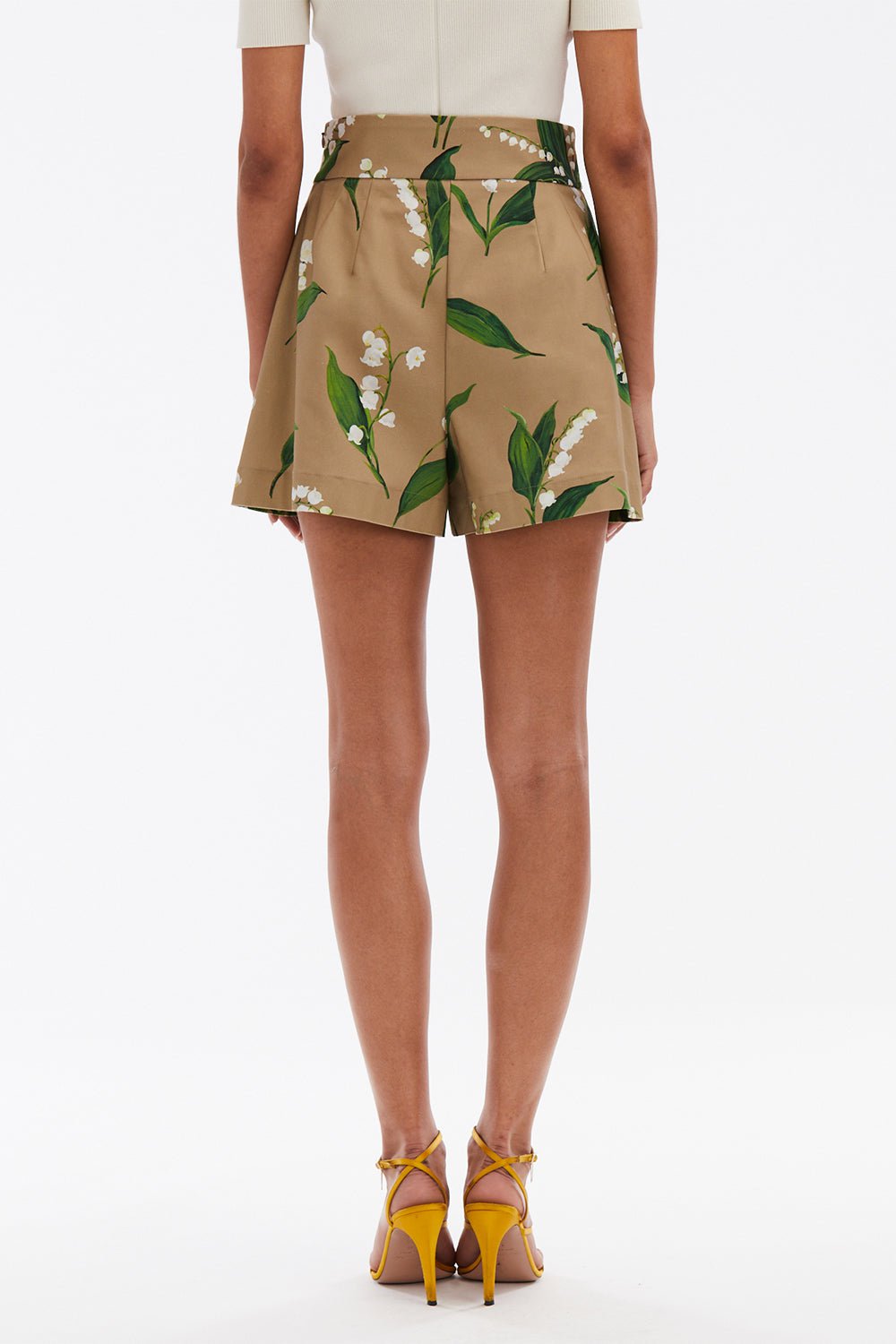 OSCAR DE LA RENTA-Lilly Of The Valley Shorts-