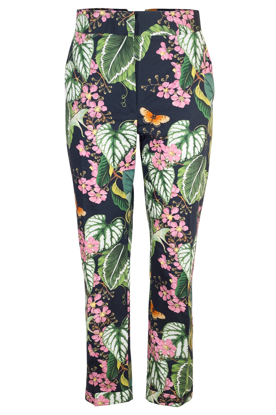 OSCAR DE LA RENTA-Botanical Skinny Ankle Pant-