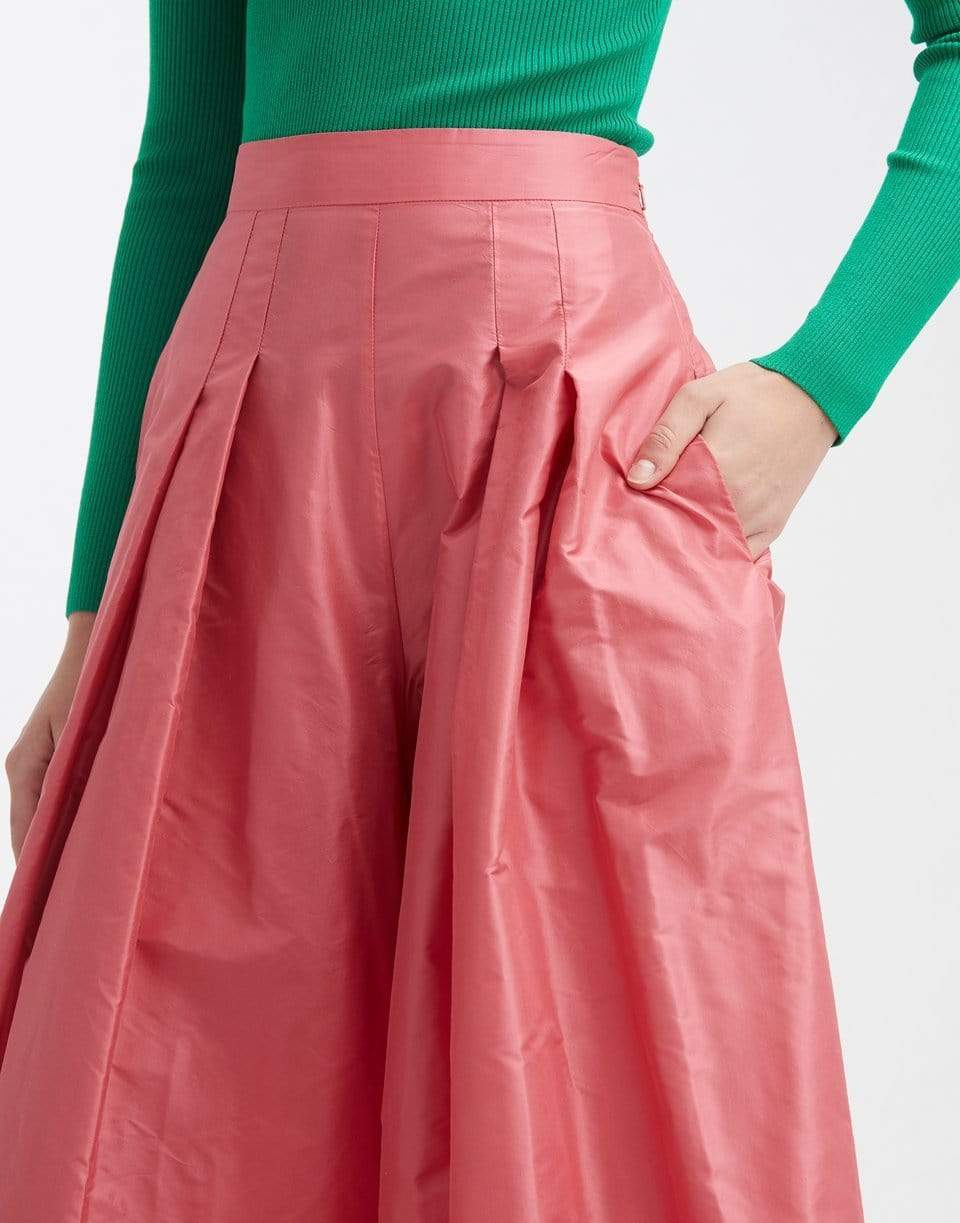 OSCAR DE LA RENTA-Wide Leg Pant With Pockets-