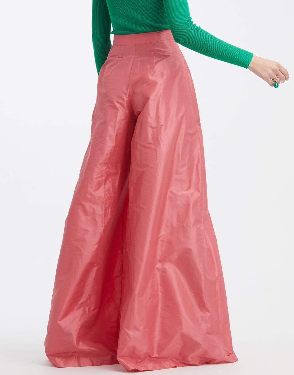 OSCAR DE LA RENTA-Wide Leg Pant With Pockets-