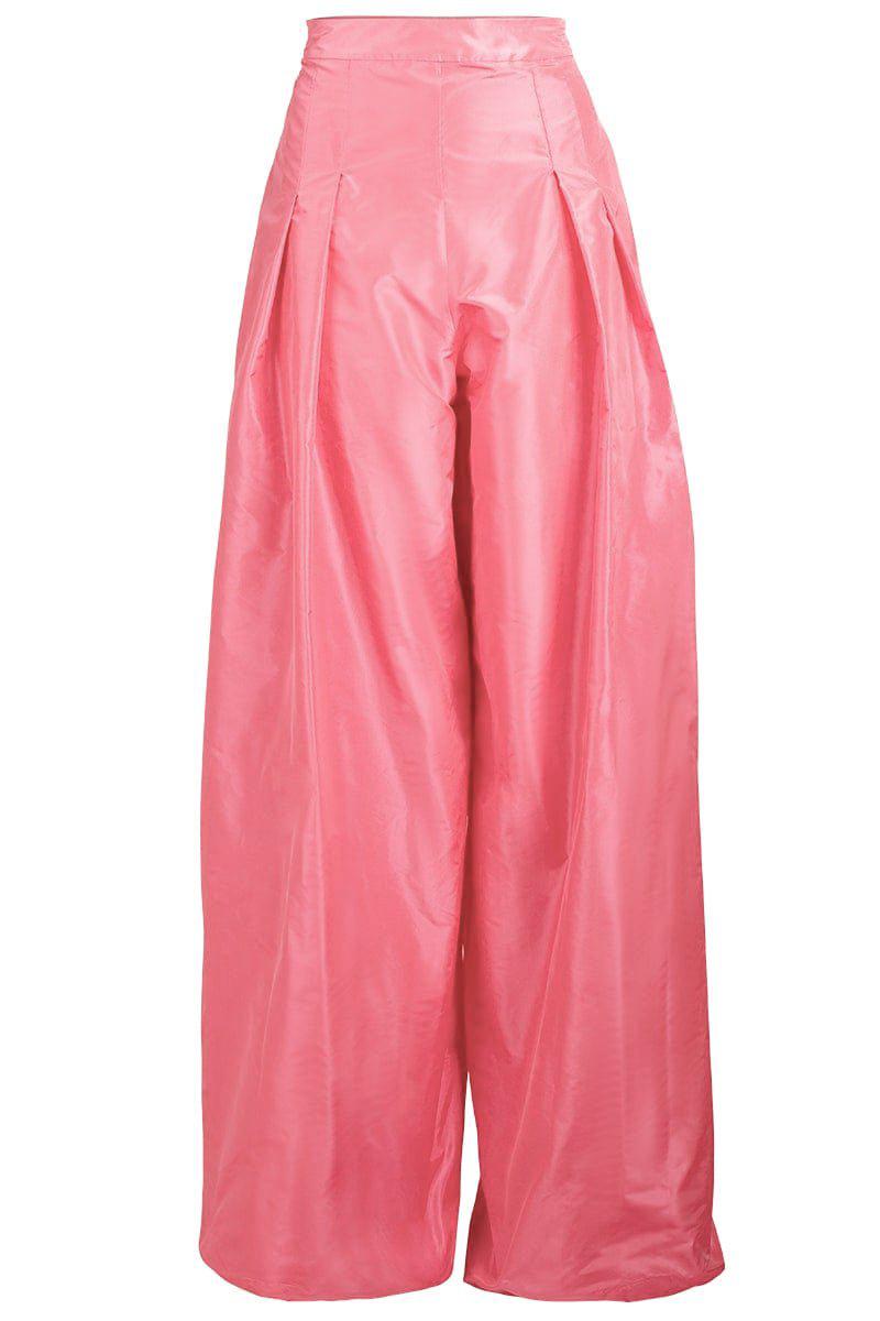 OSCAR DE LA RENTA-Wide Leg Pant With Pockets-