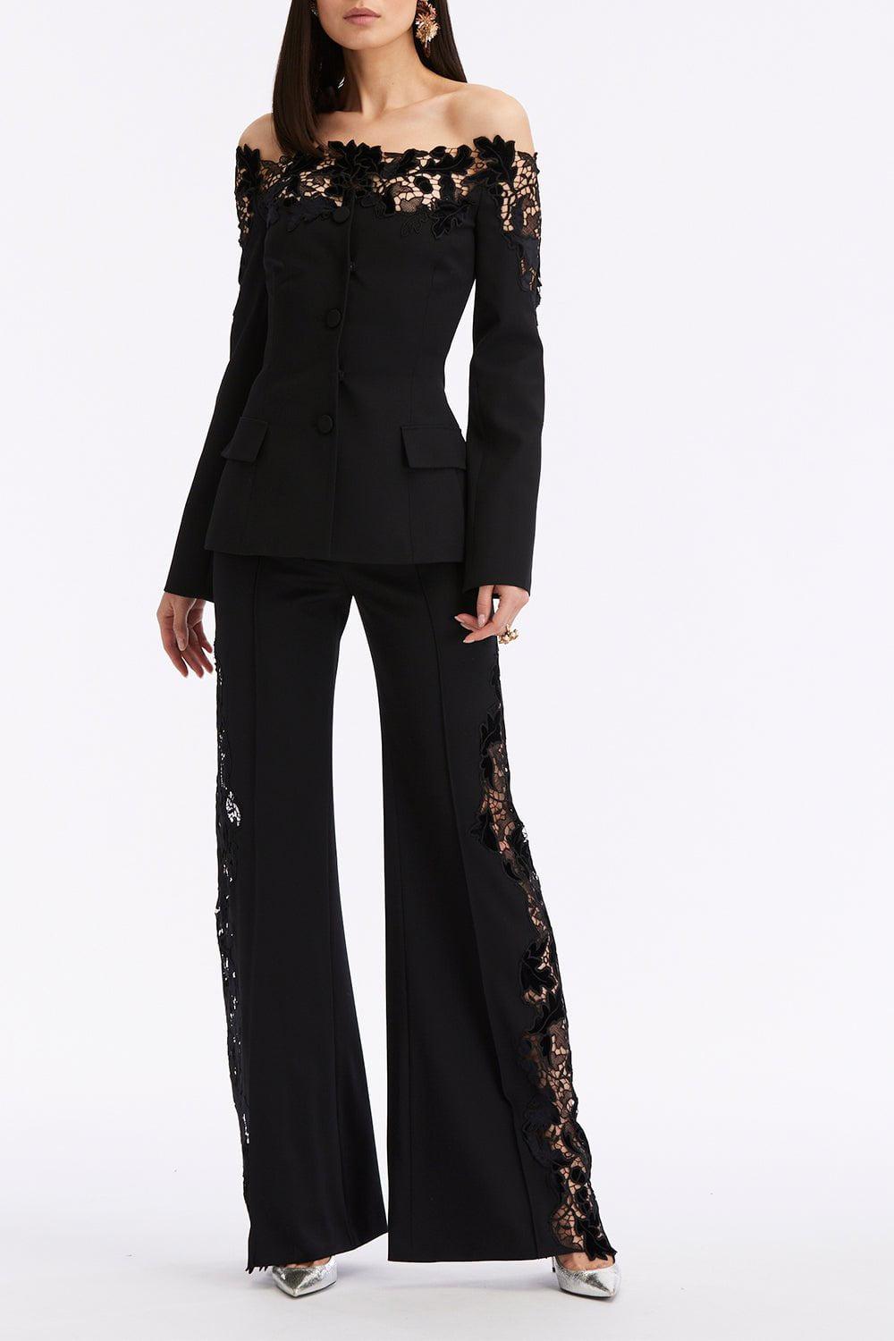 OSCAR DE LA RENTA-Wide Leg Pant-