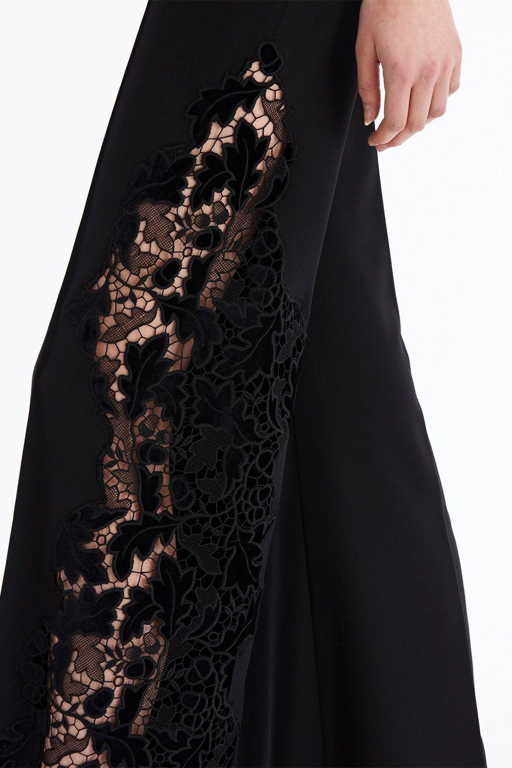 OSCAR DE LA RENTA-Wide Leg Pant-