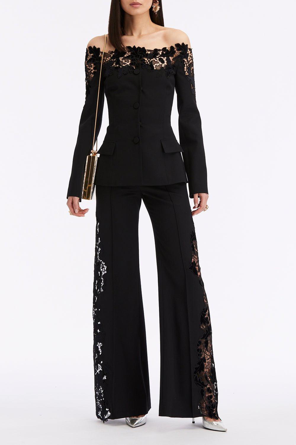 OSCAR DE LA RENTA-Wide Leg Pant-