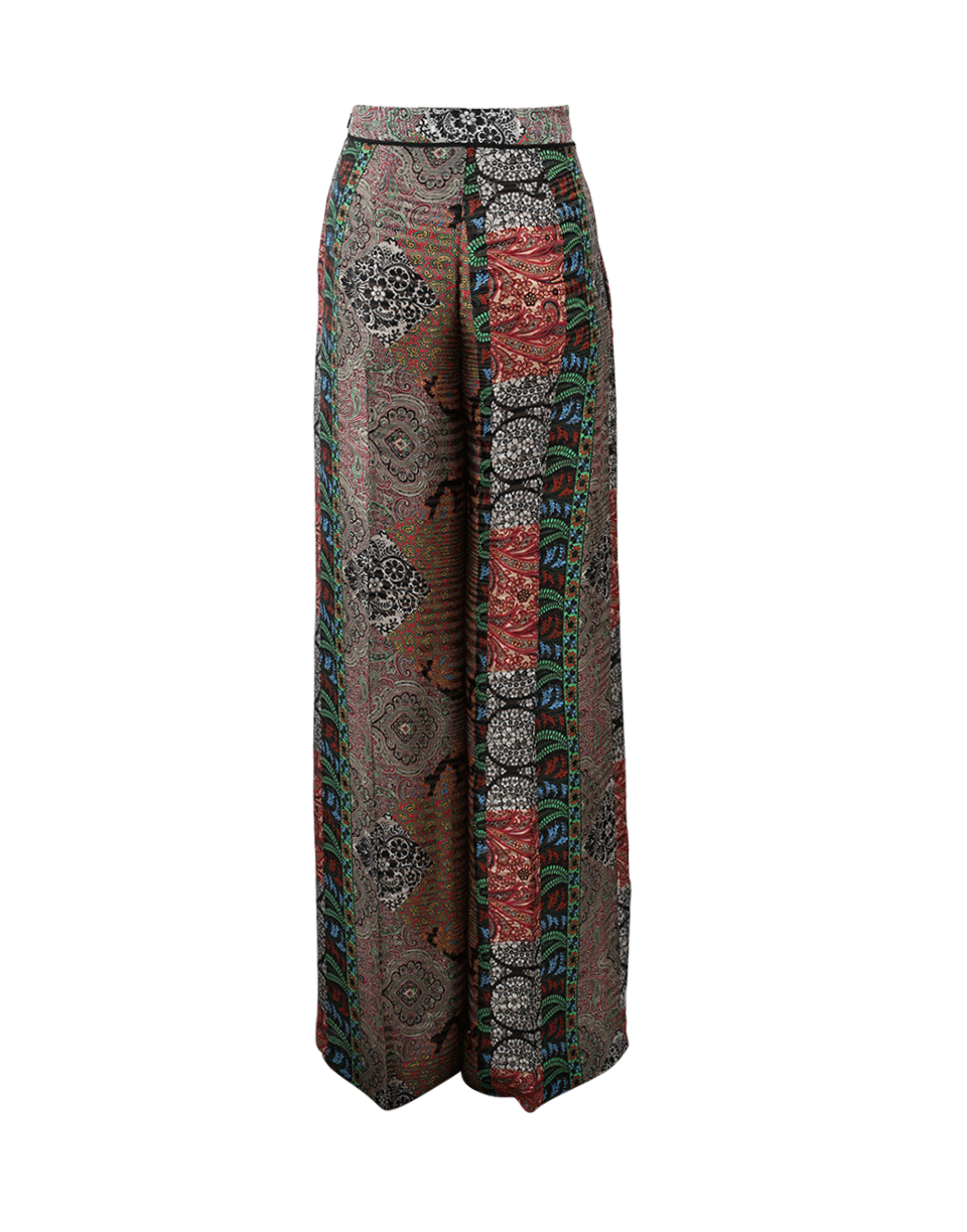 OSCAR DE LA RENTA-Paisley Patch Pant-