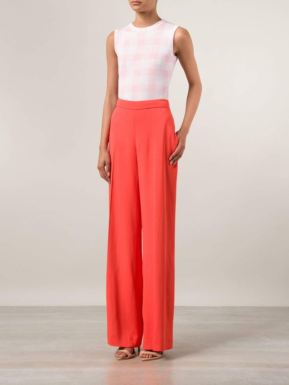 OSCAR DE LA RENTA-Wide Leg Pant-