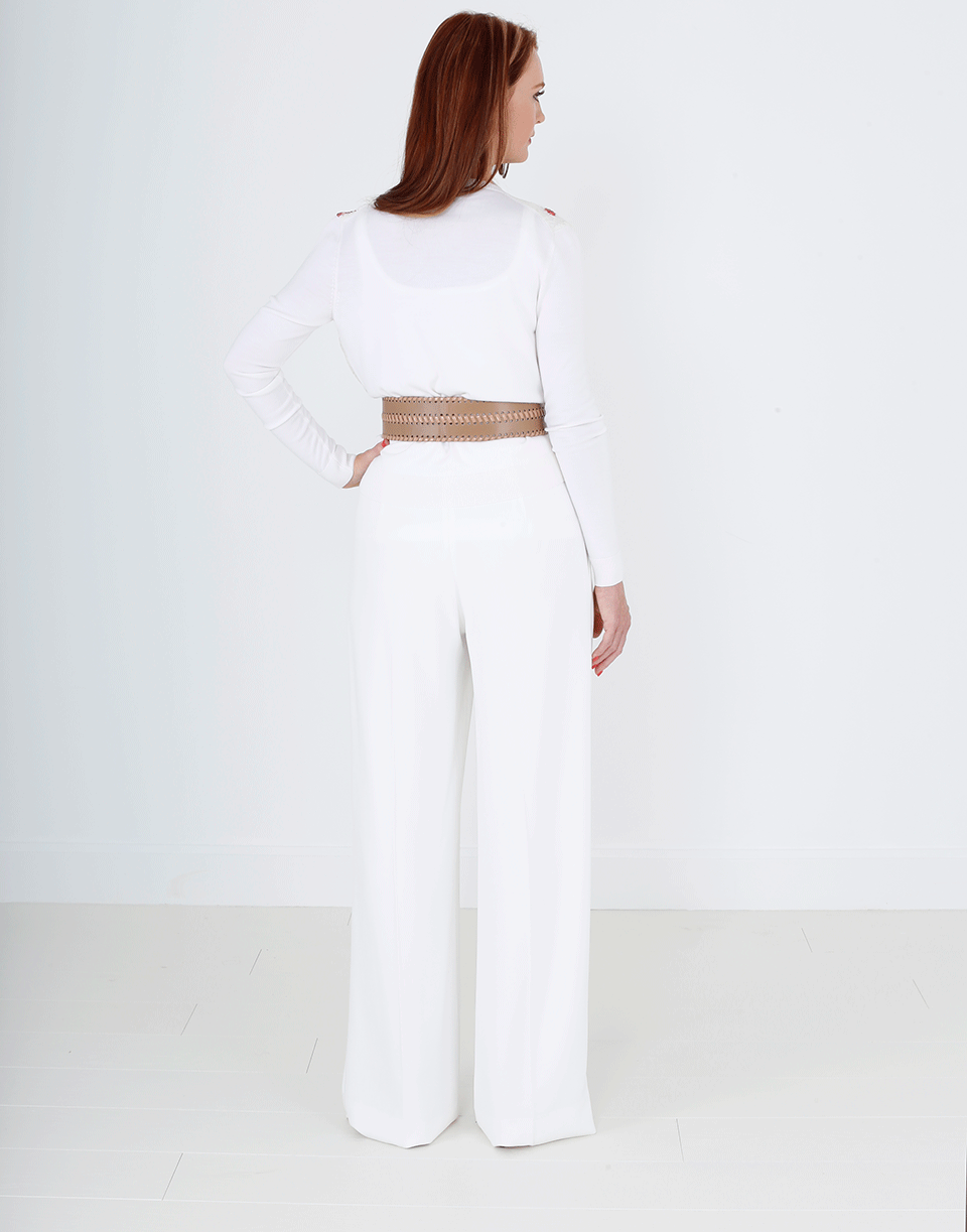 OSCAR DE LA RENTA-Pleat Front Pant-