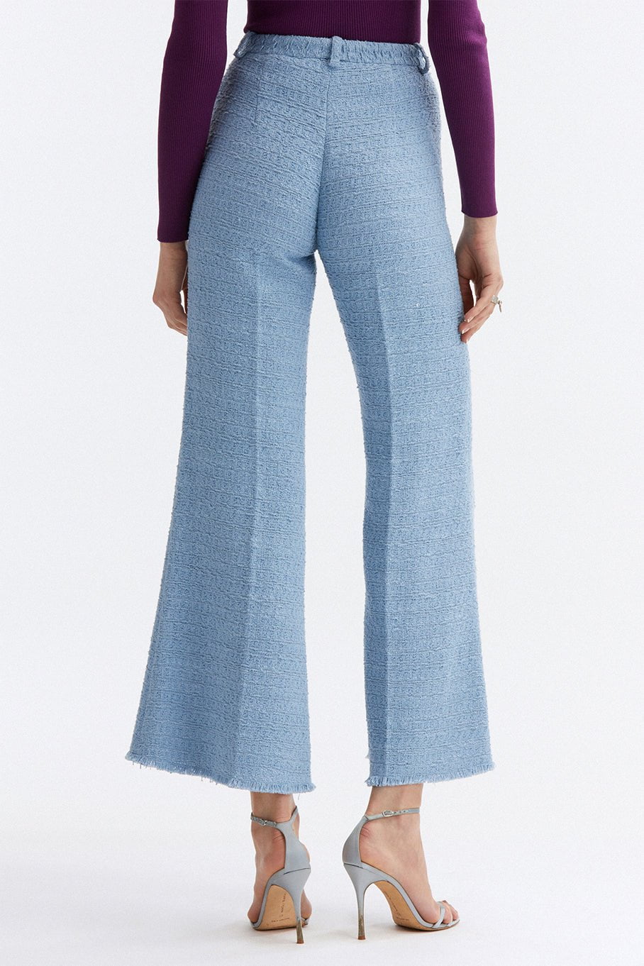 OSCAR DE LA RENTA-Tweed Flare Pant-TANZANTE