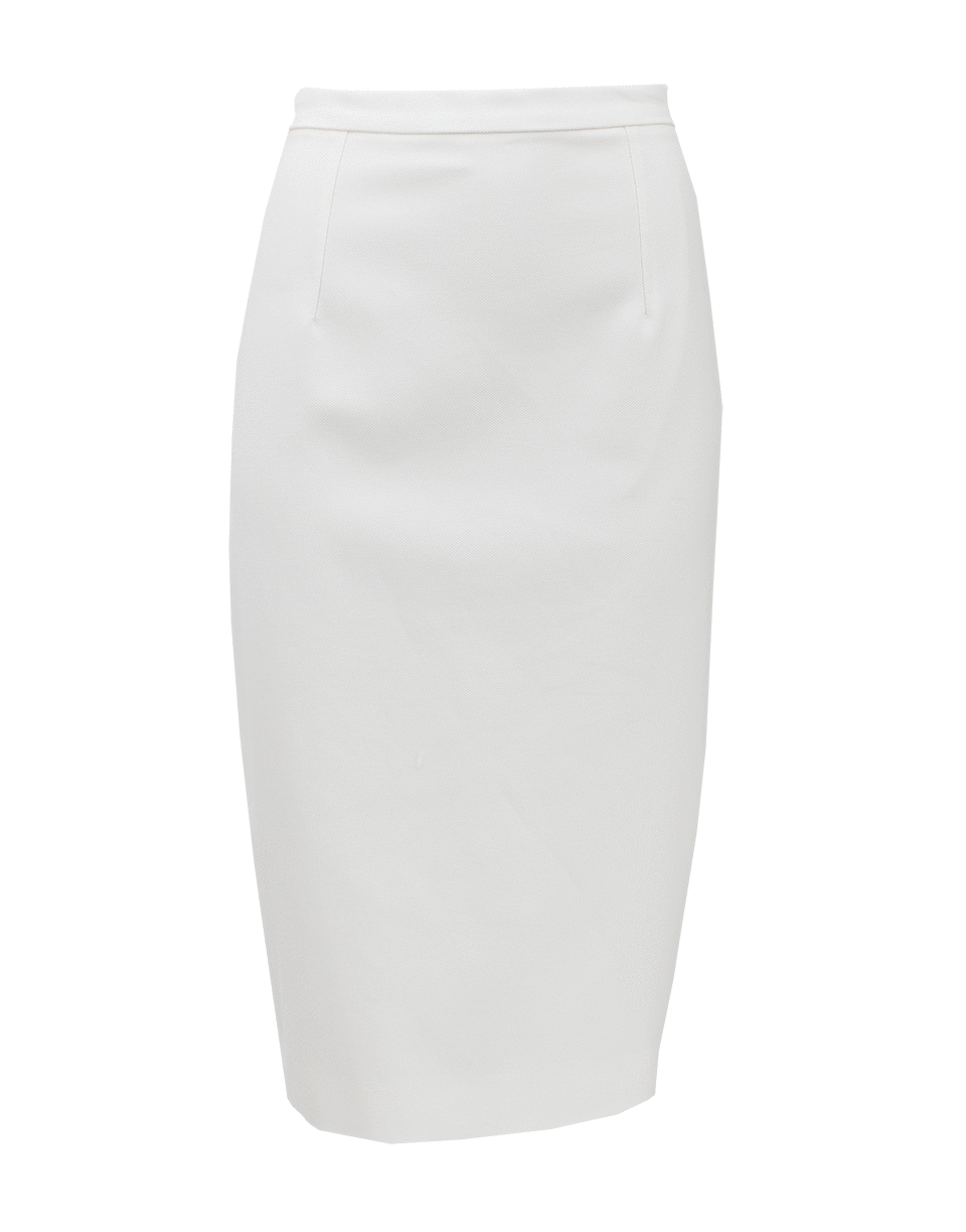 OSCAR DE LA RENTA-Back Zip Pencil Skirt-
