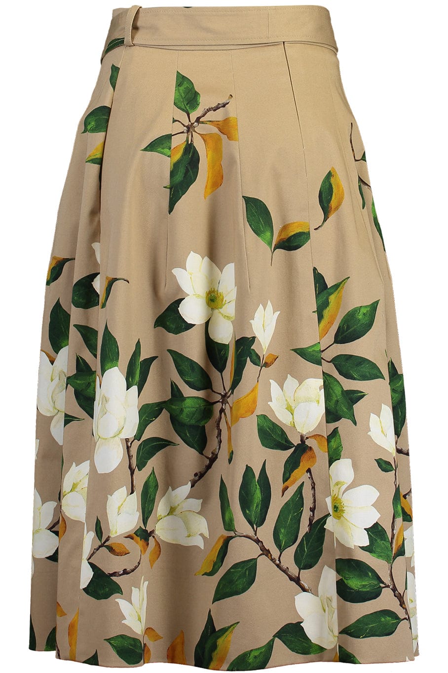 OSCAR DE LA RENTA-Magnolia Belted Skirt-