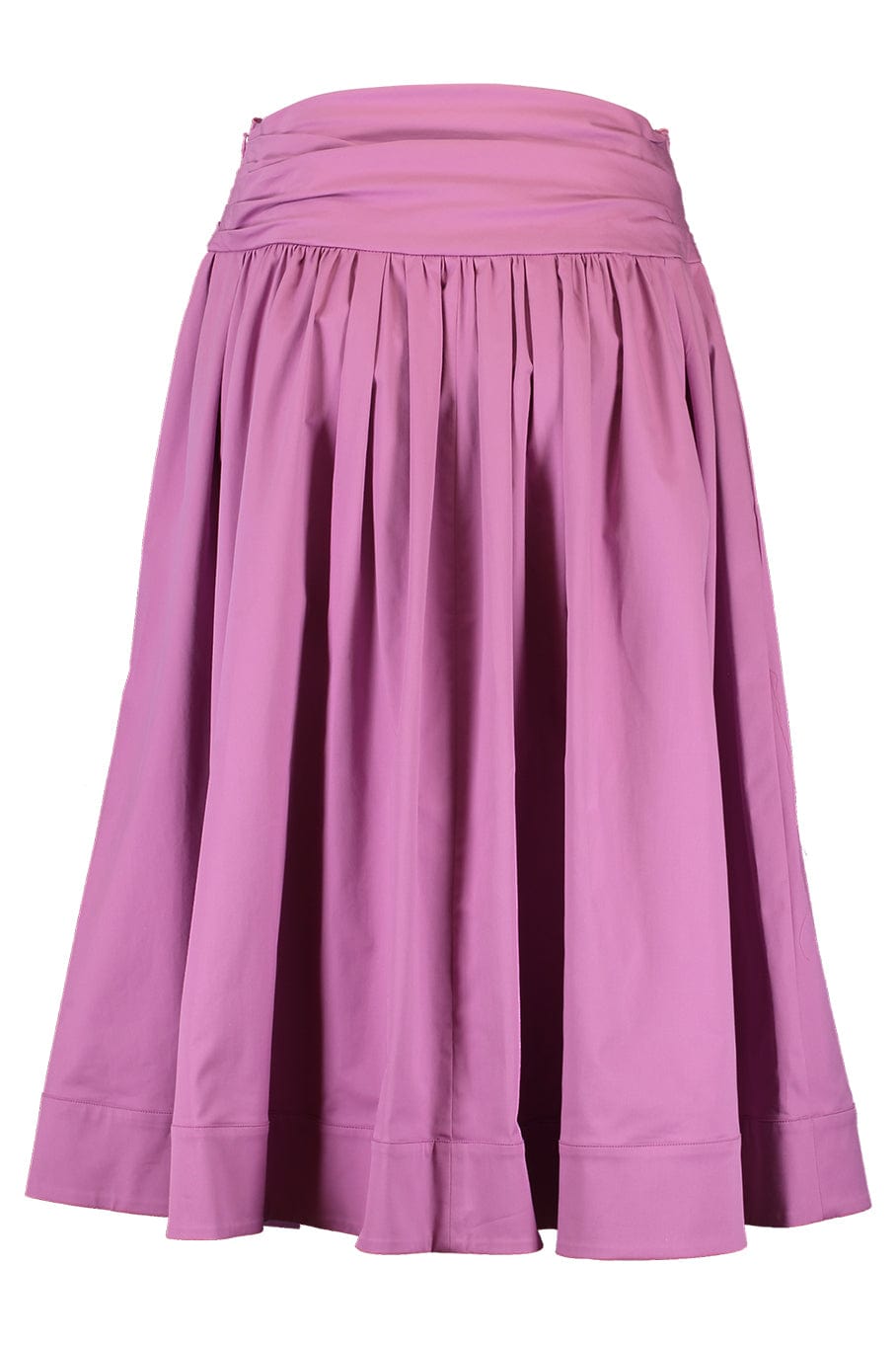 OSCAR DE LA RENTA-Full A Line Bow Detail Skirt-LILAC