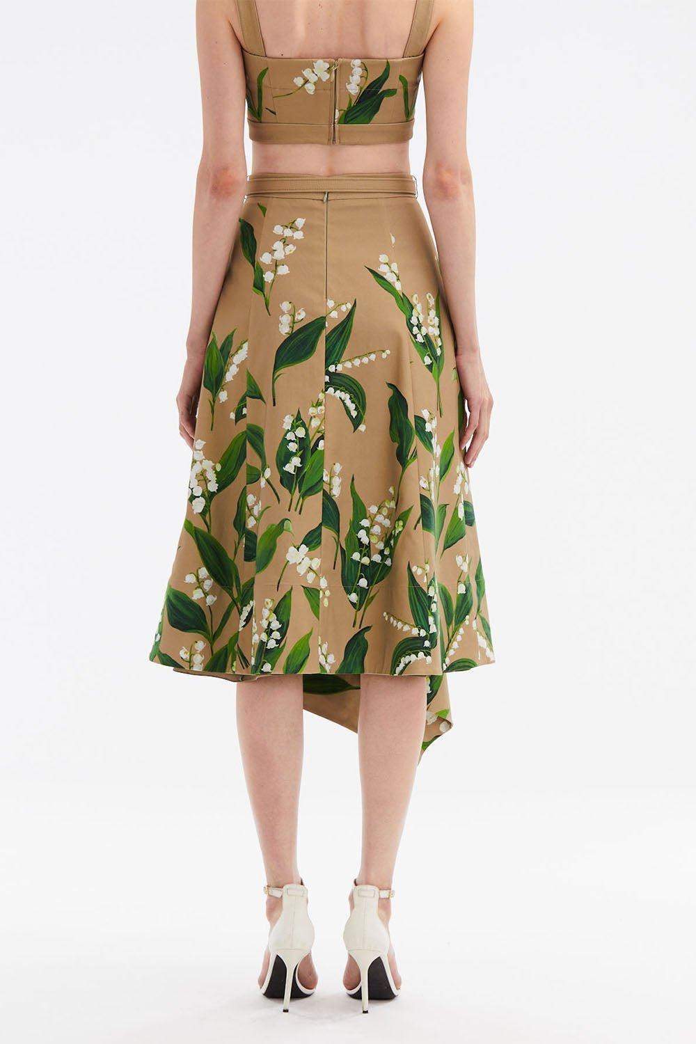 OSCAR DE LA RENTA-Lily Of The Valley Skirt-
