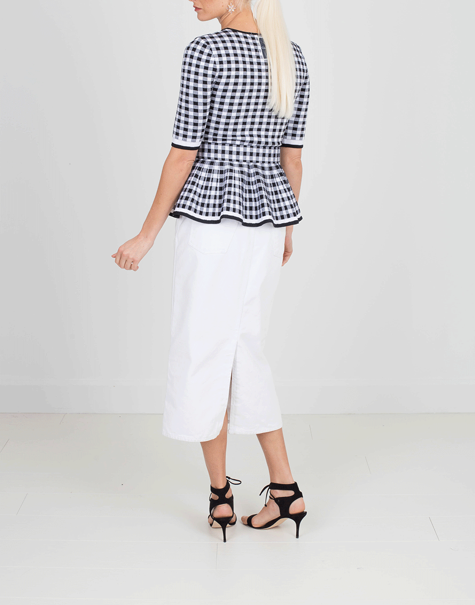 OSCAR DE LA RENTA-Denim Skirt-