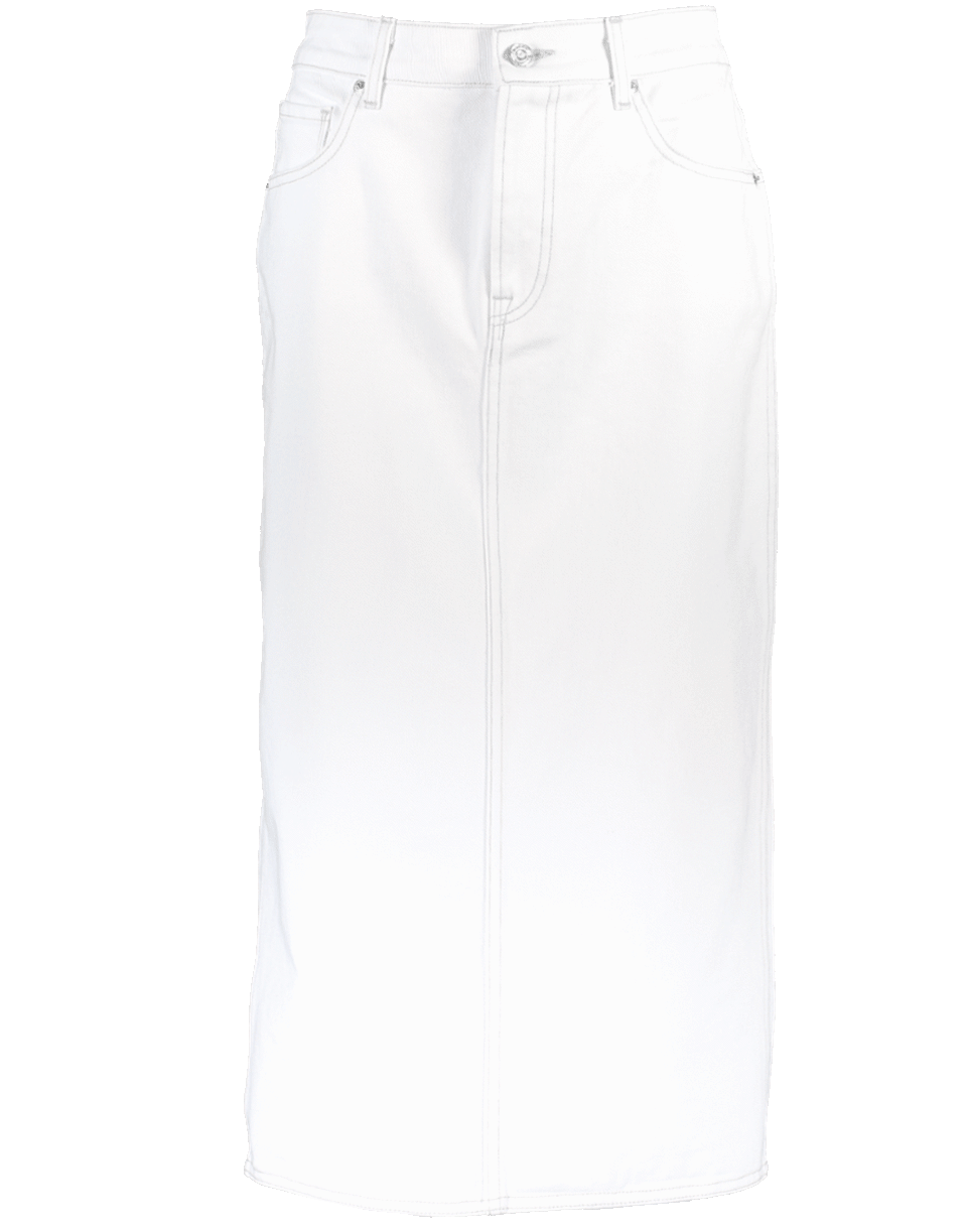 OSCAR DE LA RENTA-Denim Skirt-